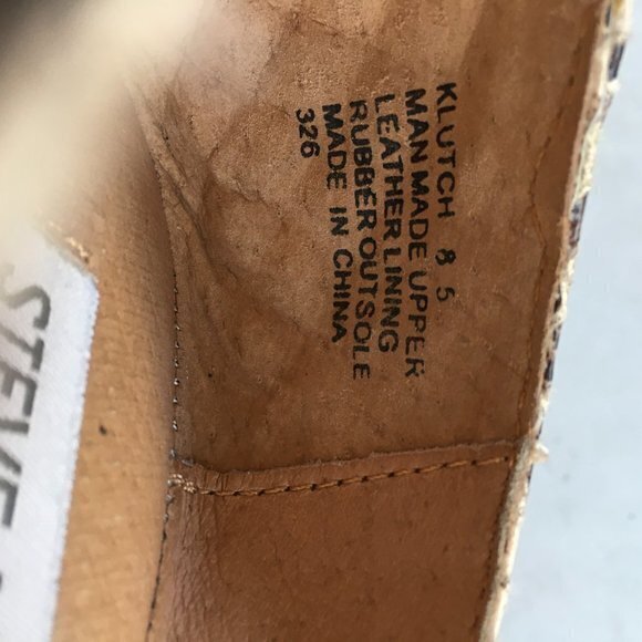 Steve Madden klutch reptile leather ballet flats - Picture 3 of 6